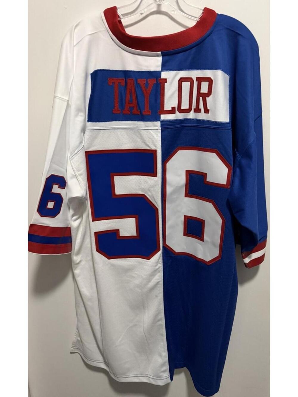Mitchell Ness Split Legacy Jersey New York Giants 1986 Lawrence Taylor 3XLT -56